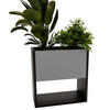BLUMENKASTEN Dunkelgrau 45/44/22,6cm - Dunkelgrau, Holzwerkstoff (44/45/22.6cm) - CraftPAK