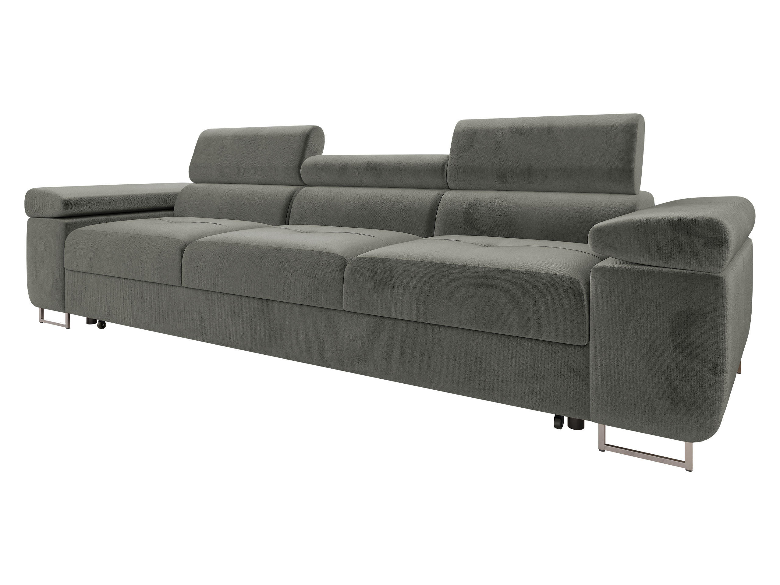 SCHLAFSOFA Torezio 3 Bis - Grau, Holz/Textil (263/90/102cm) - MIRJAN24