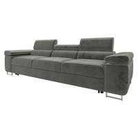 SCHLAFSOFA Torezio 3 Bis - Grau, Holz/Textil (263/90/102cm) - MIRJAN24