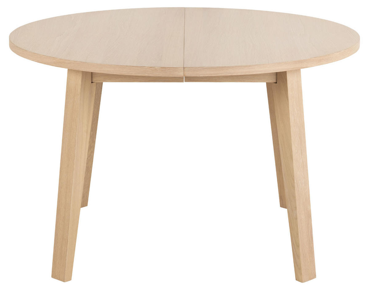 ESSTISCH Ø120cm Eichenfurnier - Alteiche, Holzwerkstoff (220/120/75cm) - ebuy24