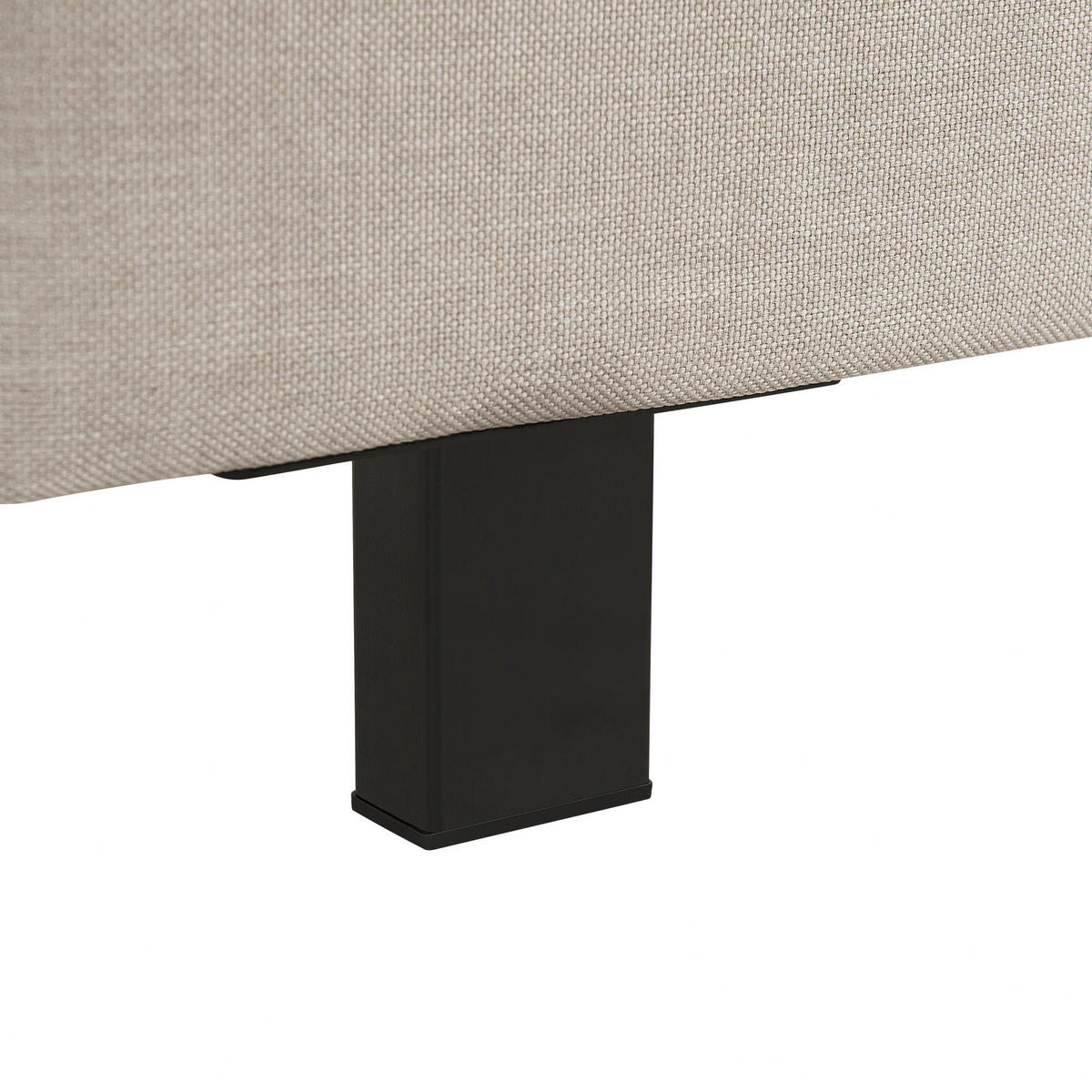 POLSTERBETT 160/200cm Beige Albi - Beige, Textil (160/200cm) - Beliani