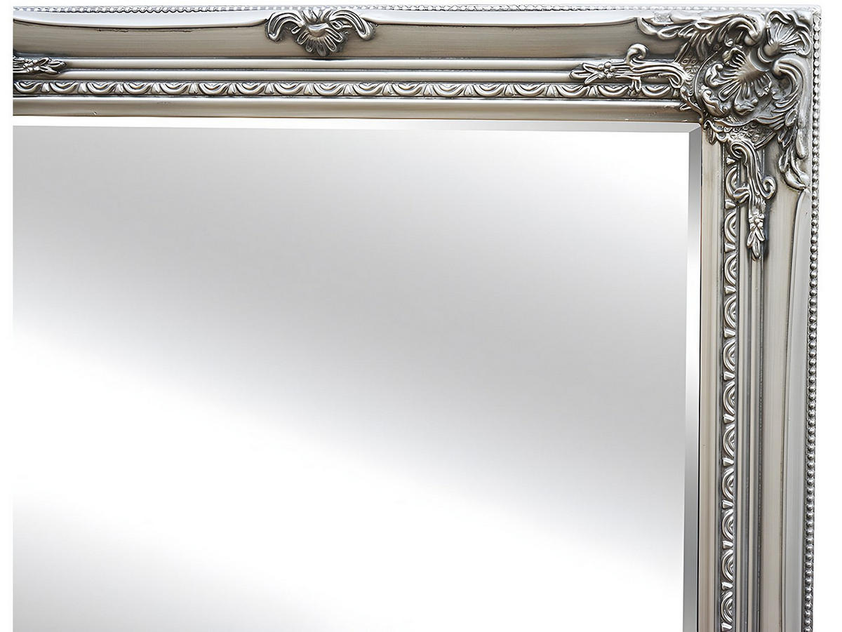 SPIEGEL mit Stuck - 60 x 140 cm - Eukalyptusholz - Silberfarben - ELVIRE - Silberfarben, Holz (60/140/3.5cm) - Vente-Unique