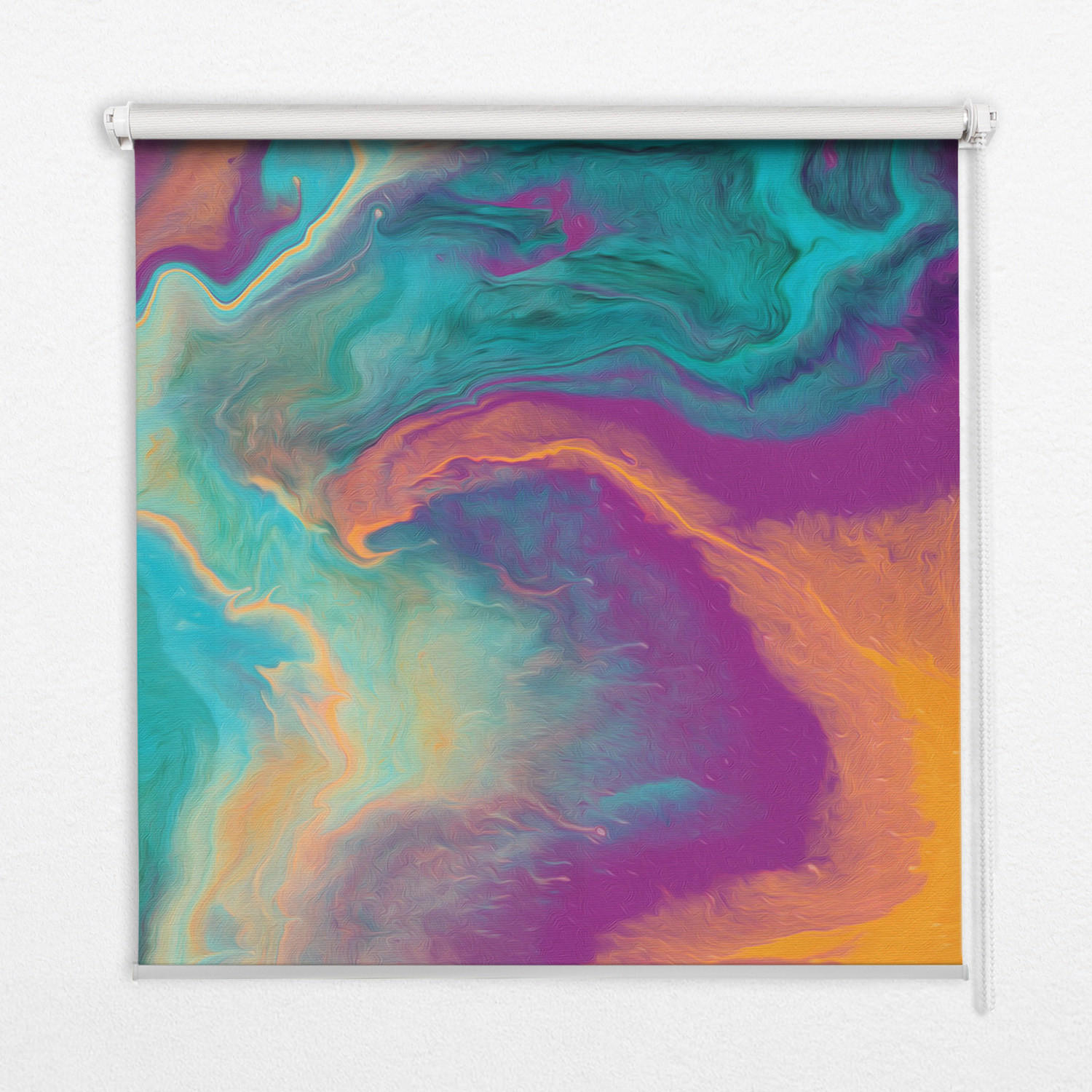 TULUP VNITŘNÍ roleta - okenní roleta - roleta - 140x140 cm - Rozmazání barvy