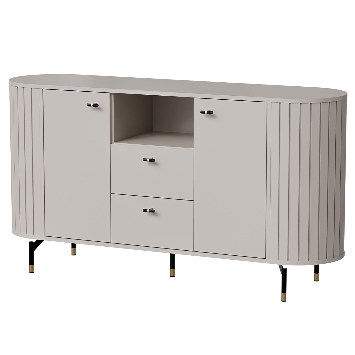 Beautysofa Kommode Kaschmir 150x81x40 cm