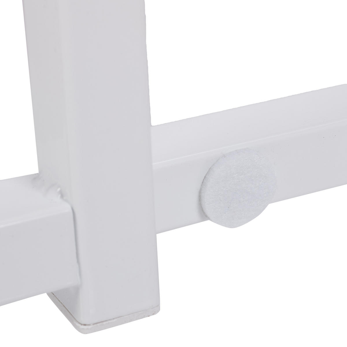 PRACOVNÝ stôl - biela, kov/kompozitné drevo (45/80/74.5cm) - Relaxdays