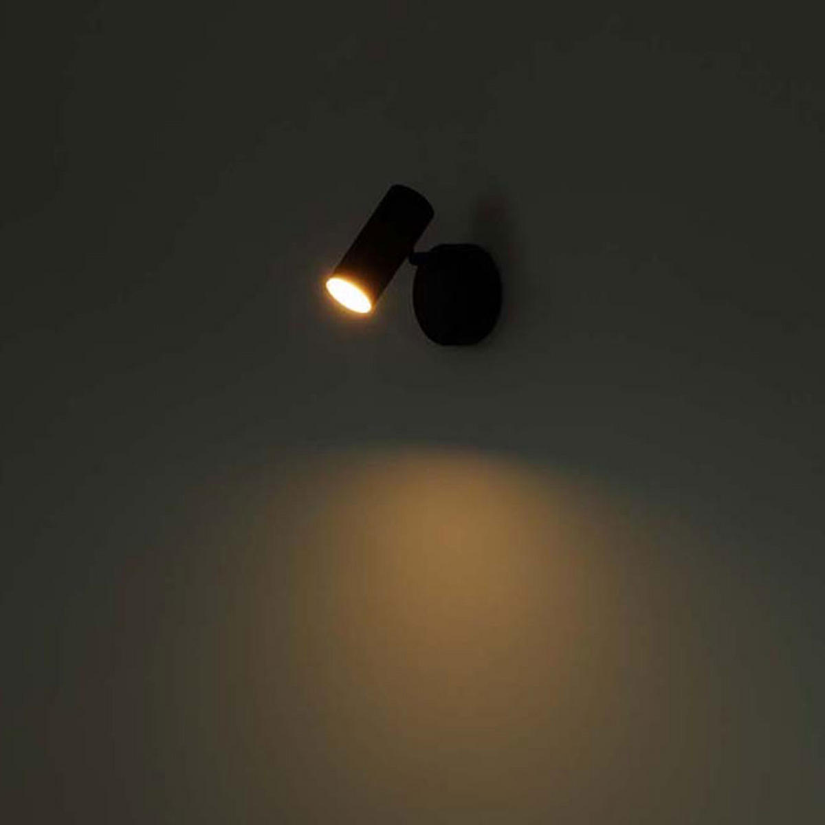 LED WANDLEUCHTE ALLVI Schwarz beweglich - Schwarz, Kunststoff (10/12.5/15cm) - Globo Lighting