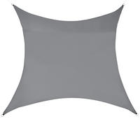 SONNENSEGEL Lerma quadratisch - Dunkelgrau, Textil (400/400cm) - [en.casa]