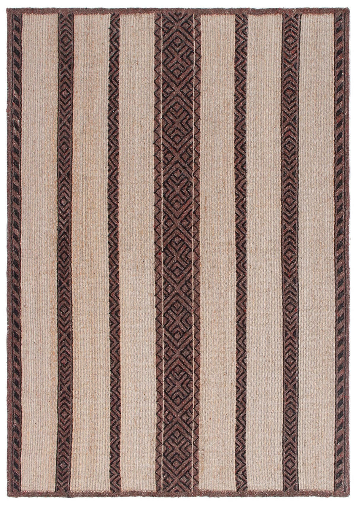 TEPPICH Flachgewebe SENSO Braun 160x230 cm - Braun, Naturmaterialien (160/230cm) - Novatrend