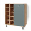 BADSCHRANK Fynn Grün 78.4 x 91.6 cm - Grün, Holzwerkstoff (78.4/91.6/34cm) - Vicco
