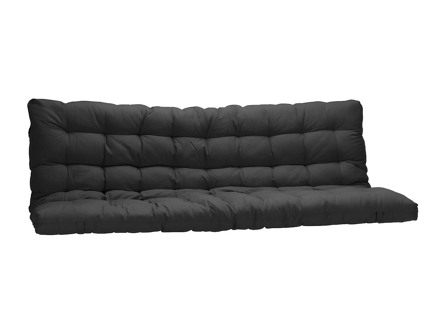 Vente-Unique Futon Schwarz 135x190 cm