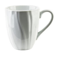 BECHER Basic weiß 9.5/13.5/11 cm Porzellan - Weiß, Keramik (0.45L) - Mondex