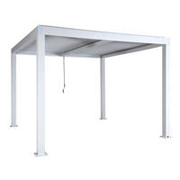 PERGOLA 220x300x300cm Weiß - Weiß, Metall (300/220/300cm) - BERLINLODGE