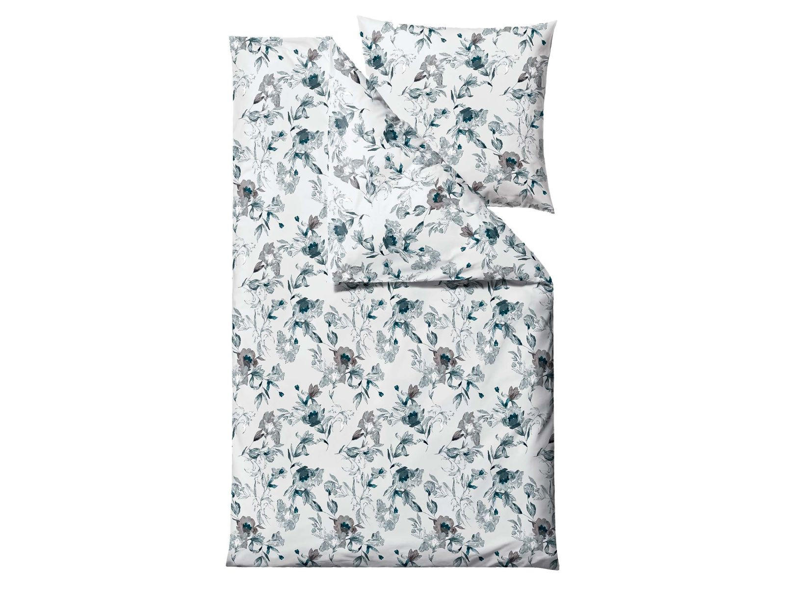 BETTWÄSCHE Flower Burst weiß 135/200 cm Bio-Baumwolle - Weiß, Textil (135/200cm) - Södahl