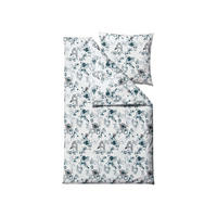 BETTWÄSCHE Flower Burst weiß 135/200 cm Bio-Baumwolle - Weiß, Textil (135/200cm) - Södahl
