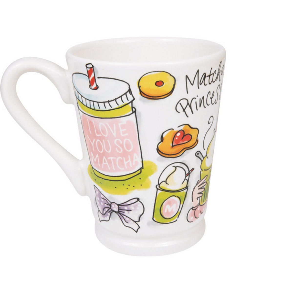 MAZAGRAN-BECHER Matcha Princess in Bunt - 500 ml - Multicolor, Keramik (0.5L) - Blond Amsterdam