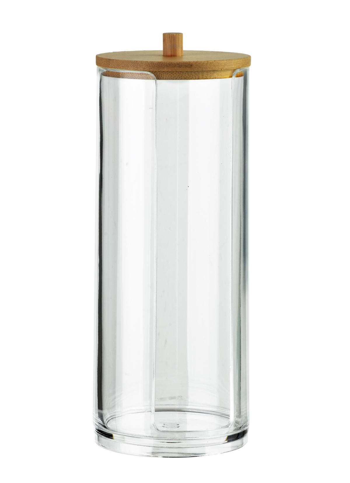 POJEMNÍK NA VATOVÉ TAMPÓNY Bea, akryl - průhledná, plast (7.5/20/7cm) - Mondex