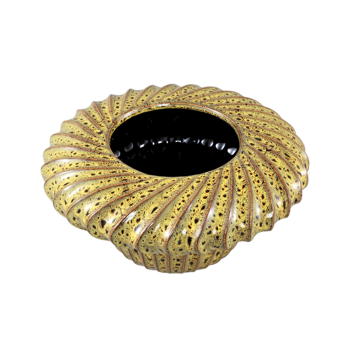 TOPF Sindi Gelb 35/35/19.5cm - Gelb, Keramik (19.5cm) - PTMD Collection