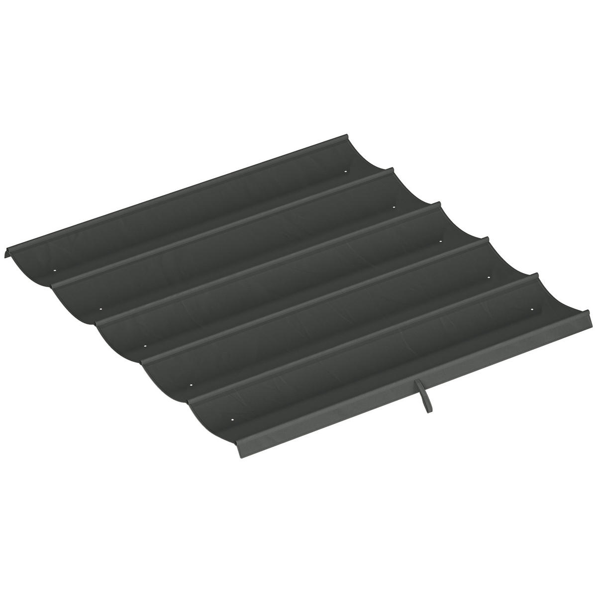 DACH für Pergola DE-12580 250/255 cm Dunkelgrau - Dunkelgrau, Textil (255/6/250cm) - ComfortXL