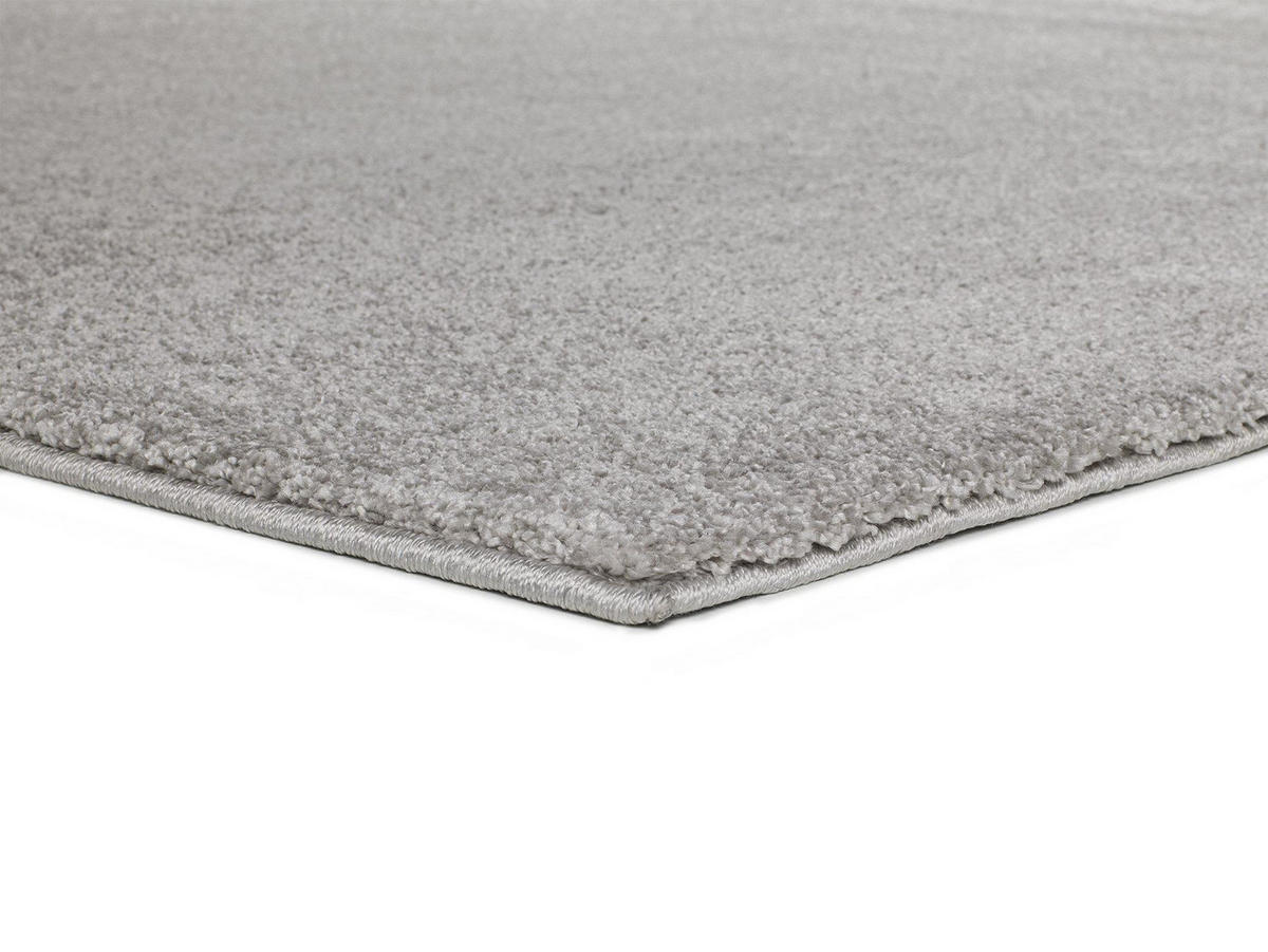 WEBTEPPICH Silber Montana 120/170 cm - Silberfarben, Naturmaterialien/Textil (120/170cm) - Atticgo