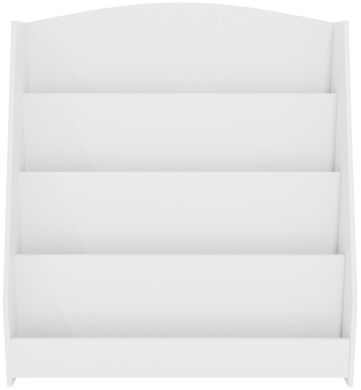 BÜCHERREGAL Holz weiß - Weiß, Holz (80/88/30cm) - CLP