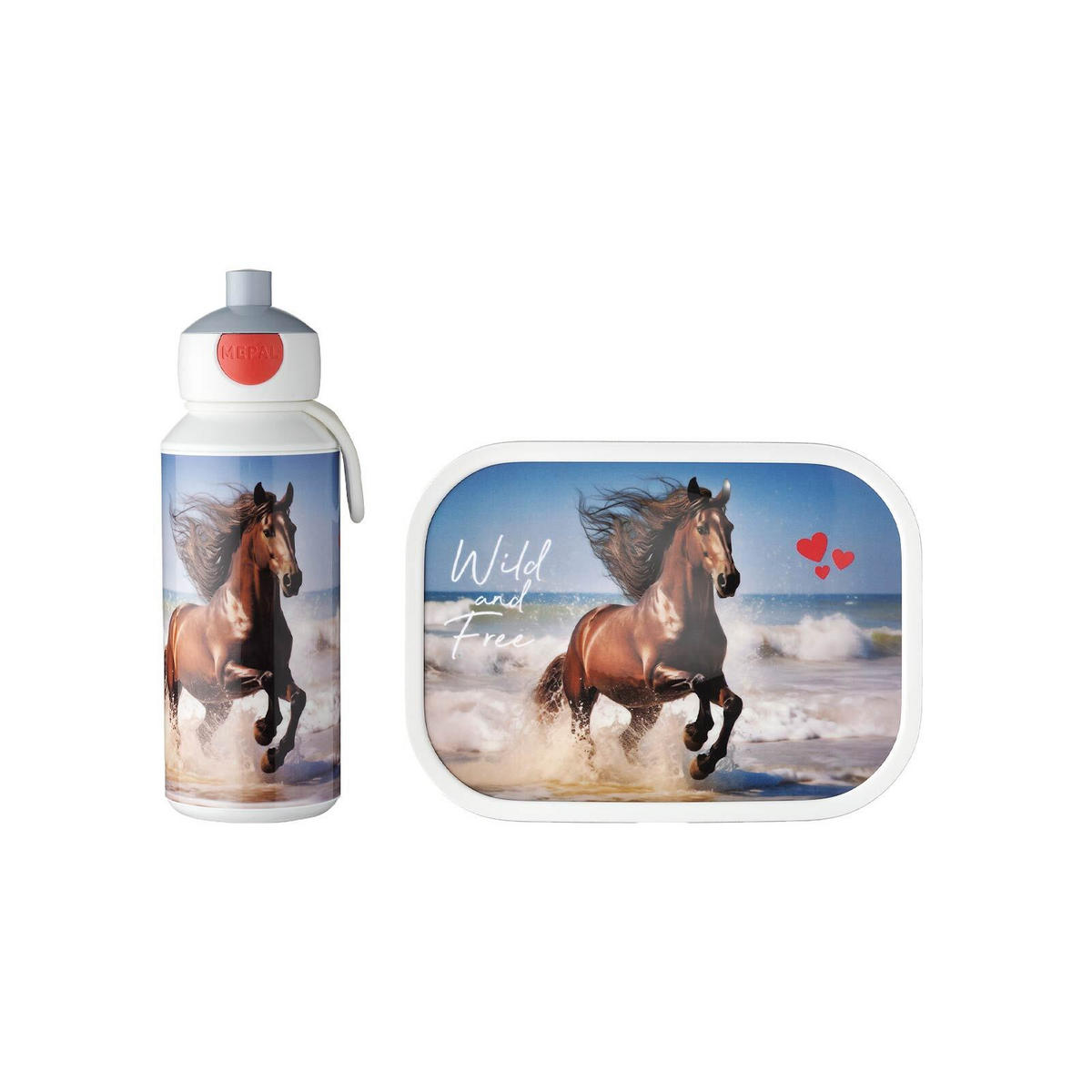 LUNCHSET Campus Wild Horse 400 ml + 700 ml 2er Set - Multicolor, Kunststoff (7.5/18.8/20.5cm) - Mepal