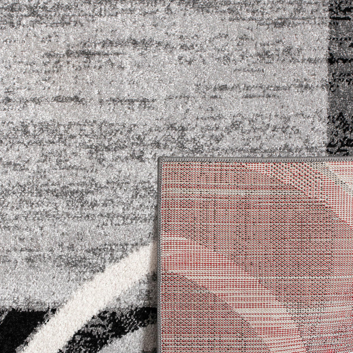KURZFLORTEPPICH, abstrakt, Rot, 120 x 170 cm - Rot, Textil (120/170cm) - KADIMA DESIGN