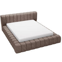 POLSTERBETT Italia 140x200 Braun - Braun, Textil (140/200cm) - Graingold