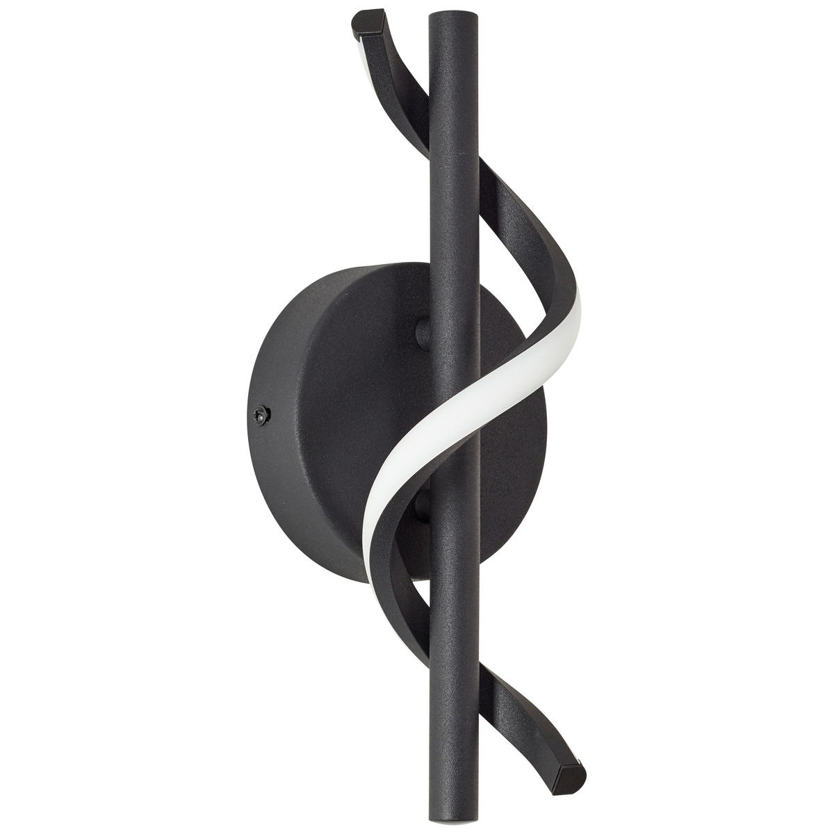 WANDLEUCHTE Eunice G99267/76 - Schwarz, Metall (12/30/11.5cm) - Brilliant