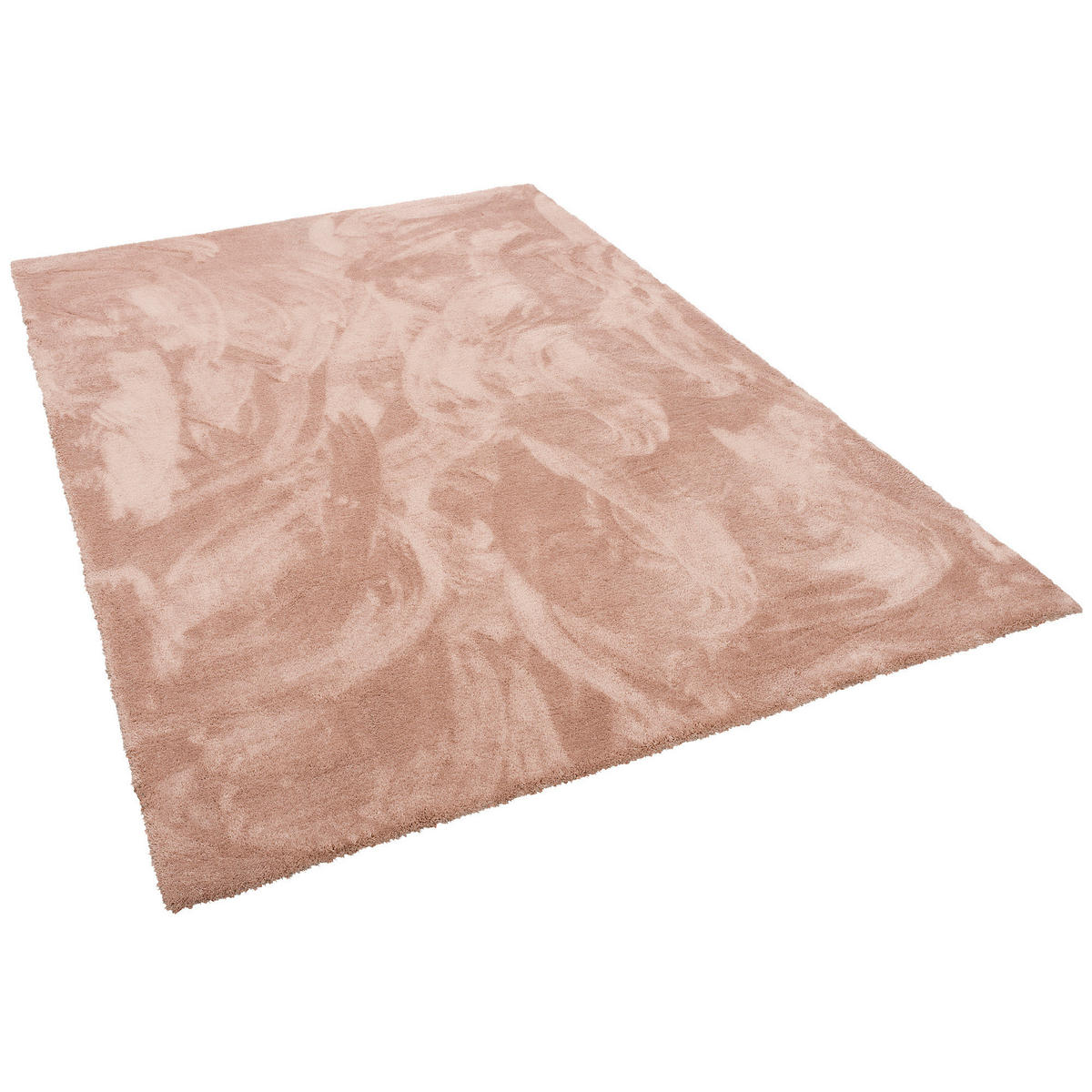 LUXUS HOCHFLOR SHAGGY TEPPICH VELVET - Altrosa, Textil (160/240cm) - Snapstyle