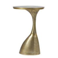 BEISTELLTISCH Macau Bronze 40/33/61 cm - Bronzefarben, Metall (40/33/61cm) - Light & Living