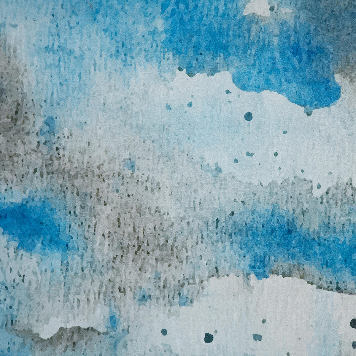 KURZFLOR-TEPPICH Bozat 150/80 cm - Blau, Kunststoff (80/150cm) - Beliani