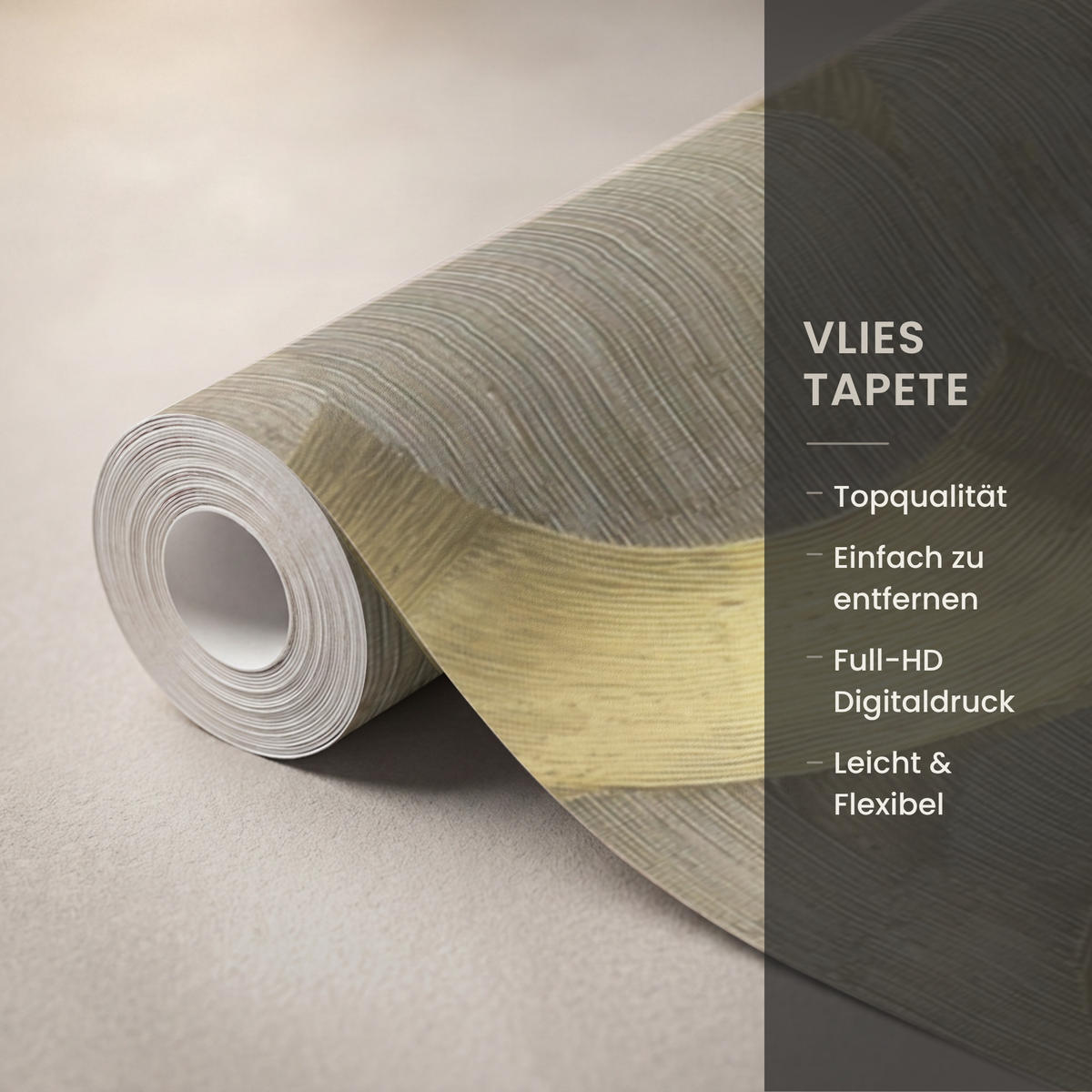TAPETE - Modern - Geometrisch - Gold - 400x260 cm - Goldfarben, Papier (400/260cm) - OnlyWow
