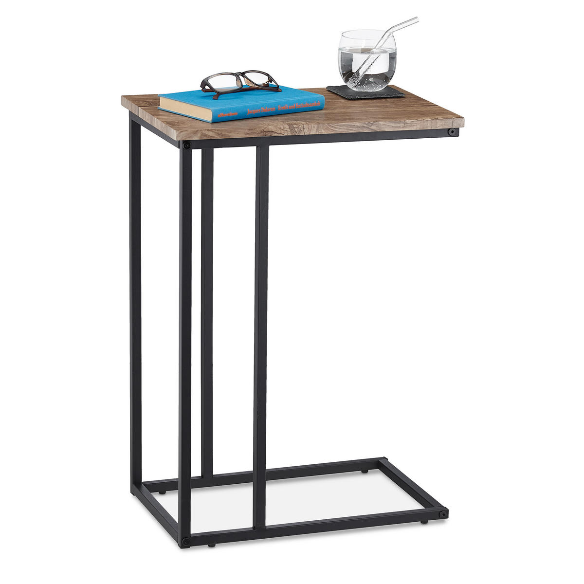 BEISTELLTISCH - Multicolor, Holzwerkstoff/Kunststoff (30/46/66cm) - Relaxdays