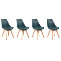 STÜHLE Nora Blau 4er-Set - Blau, Kunststoff (49/81/52cm) - Happy Garden