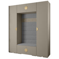 GARDEROBEN-SET 236,7/200/47 - Kaschmir/Goldfarben, Holz/Kunststoff (200/236.7/47cm) - Abiks Möbel
