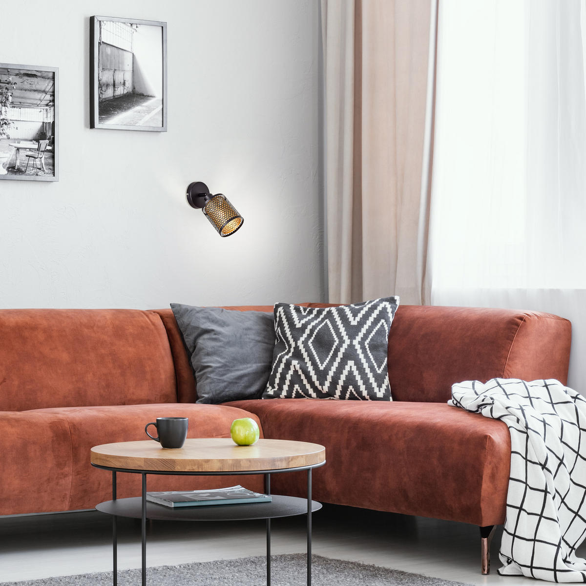 WANDSPOT Cheval 99994/86 - Schwarz, Metall (10/22.4/17.8cm) - Brilliant