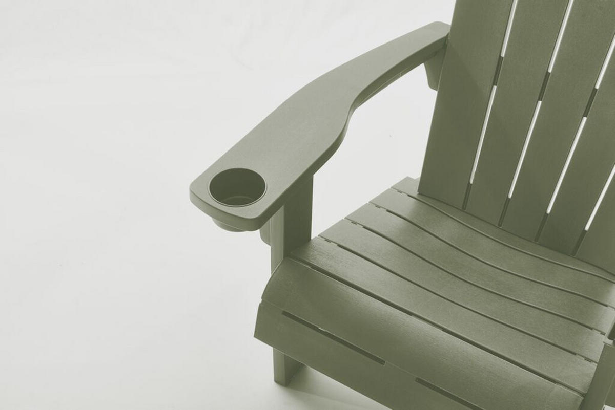 GARTENSTUHL Adirondack Alpine - Grün, Kunststoff (80/96.5/81cm) - Keter