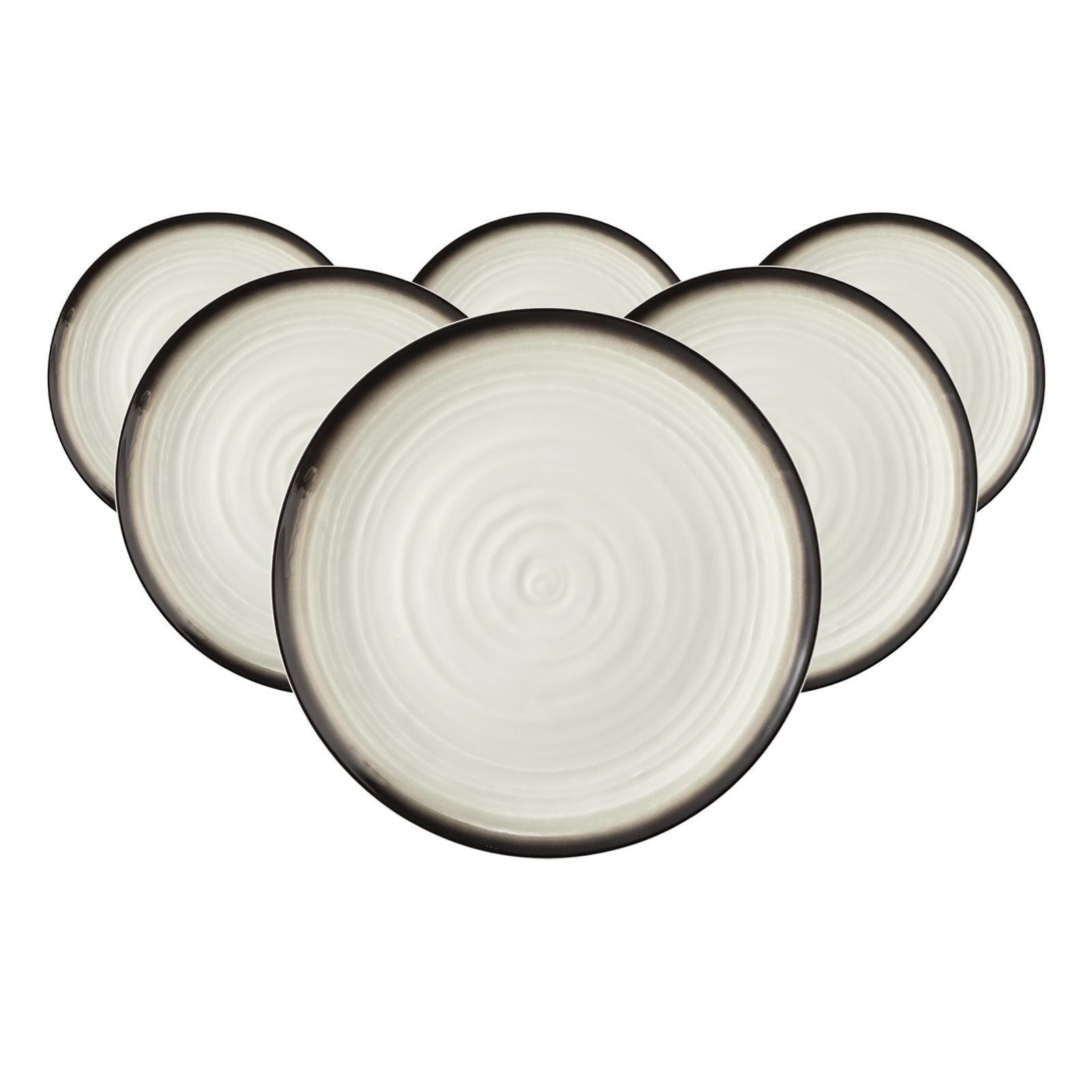 FRÜHSTÜCKSTELLER Terra Corso ø 22,5 cm 6er Set - Beige/Grau, Keramik (22.5cm) - Seltmann Weiden