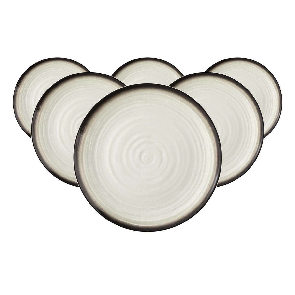 FRÜHSTÜCKSTELLER Terra Corso ø 22,5 cm 6er Set - Beige/Grau, Keramik (22.5cm) - Seltmann Weiden