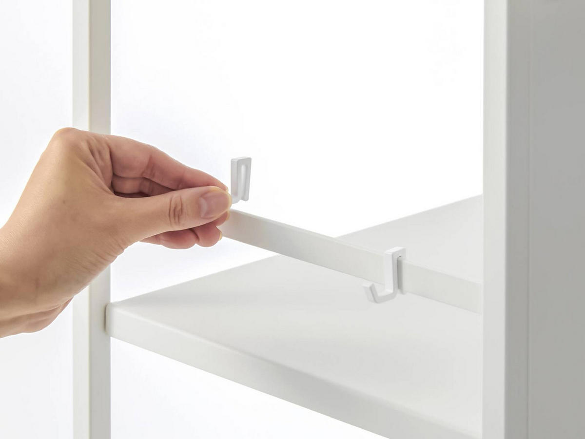 AUFBEWAHRUNGSWAGEN Tower weiß 42/85/32 cm - Weiß, Metall (42/85/32cm) - Yamazaki