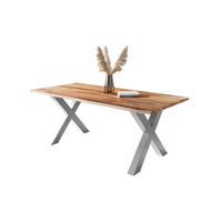ESSTISCH POLLY - Beige/Naturfarben, Holz (100/220/77cm) - SAM