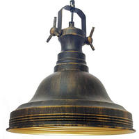 PENDELLEUCHTE Ulmete 30/30 - Grau, Metall (30/30/27cm) - Bamyum