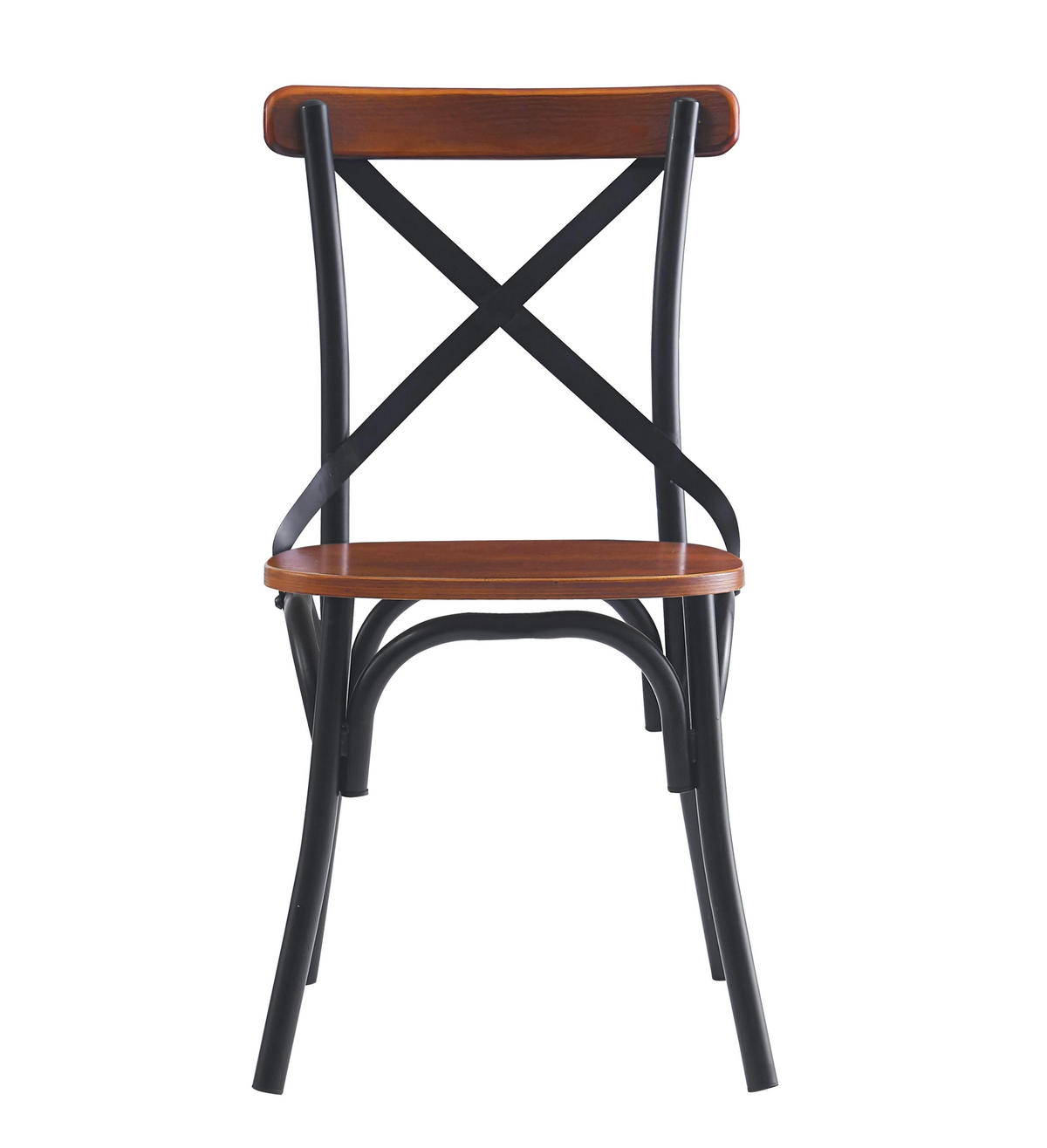 STUHL 2er-Set Holz Braun - Braun, Holz (46/86/46cm) - Nordlys