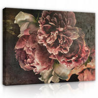 BILDER Blumen Vintage 60x40 - Multicolor, Holzwerkstoff (60/40cm) - Wallarena