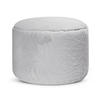 POUF Kunstfell Der Flauschige - Grau, Textil (60/40/60cm) - Mokebo