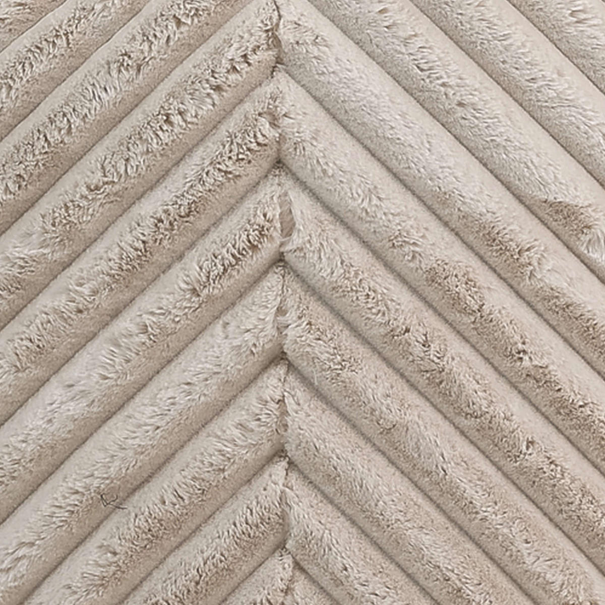 SITZSACK Sessel Kokon aus Kunstfell Cord - Creme, Kunststoff/Textil (87/73/73cm) - icon