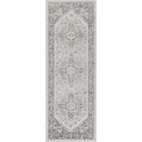 VINTAGE-TEPPICH 80/220 cm Grau - Grau, Naturmaterialien/Textil (80/220cm) - LIVABLISS