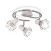 DECKENLEUCHTE Diamonds 28/25/20 cm - Weiß, Metall (28/25/20cm) - Nettlife