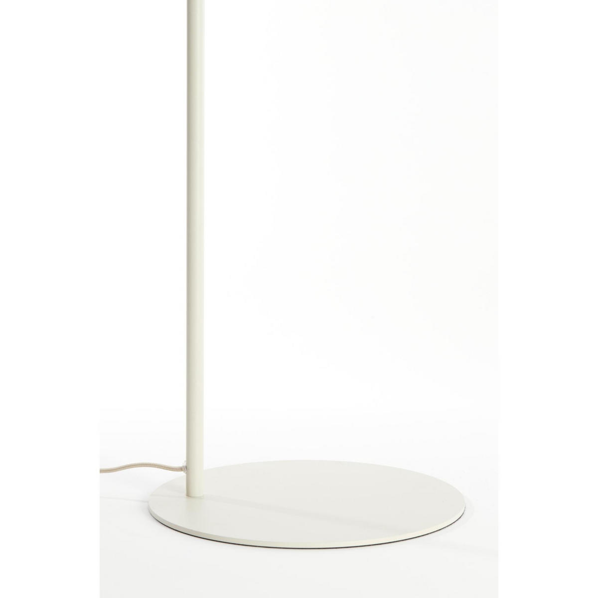 STEHLEUCHTE Bisho Weiß 47/28/160 cm - Weiß, Glas (47/28/160cm) - Light & Living