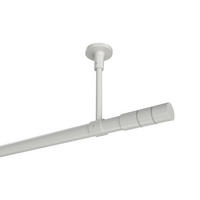 GARDINENSTANGEN-SET Sonette Elanto 100 cm, 1-läufig, 20 mm Ø Weiß - Weiß, Metall (100cm) - INTERDECO